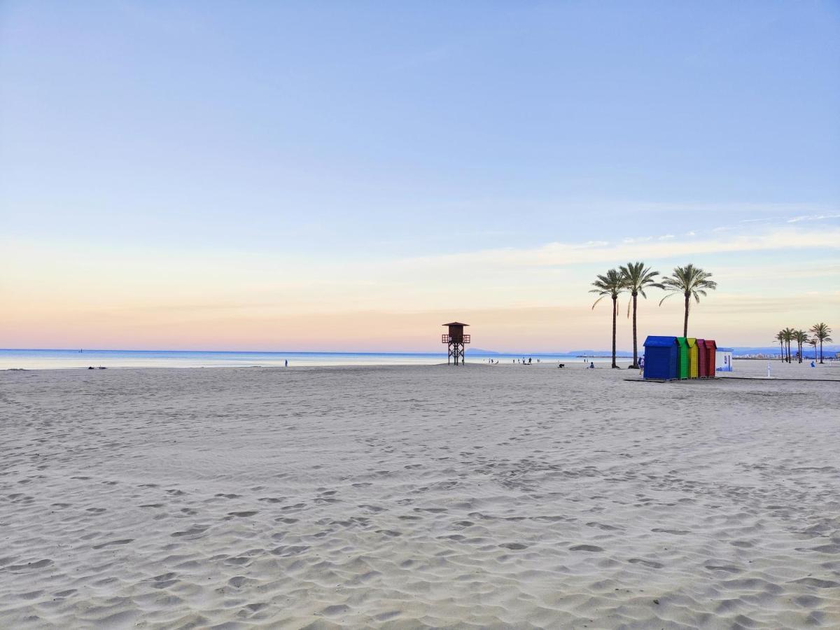 Sea View Apartment Cullera Bagian luar foto